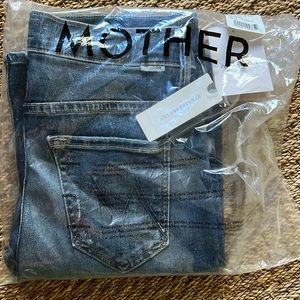 NWT Mother The Insider Crop Step Chew 25 Dancing on Coals Anthropologie
